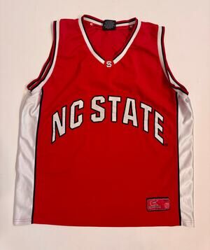 NC State Wolfpack Jersey Size XL Unisex Adult Red/White Colosseum #1